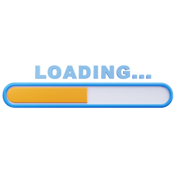 3D Icon Orange Thin Progress Bar png
