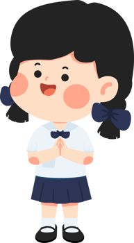 cartoon girl in a school uniform png