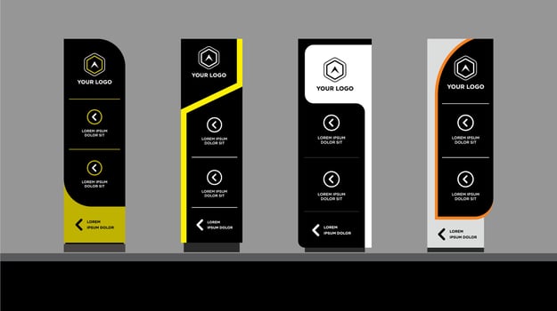 Wayfinding Designs for Buildings vector