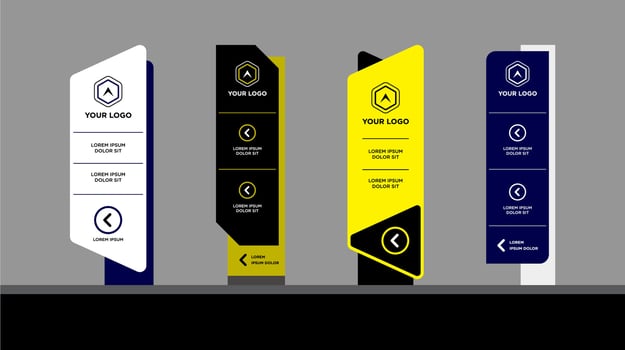 direction and navigation in business vector