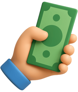 hand hold money icon png