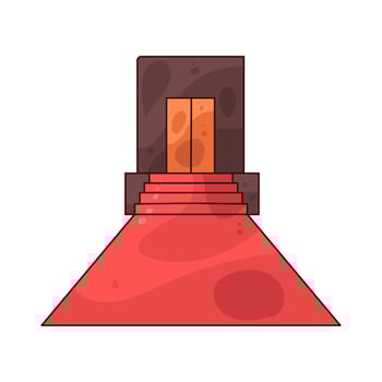 Illustration of a Red Carpet vector