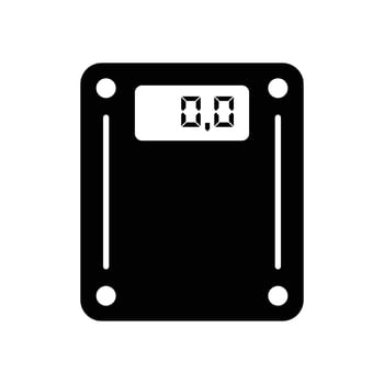 Modern Bathroom Scale Icon Illustration vector