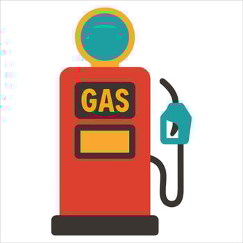 Gas Pump illustration , 50s diner clipart Design, vintage diner design sublimation vector