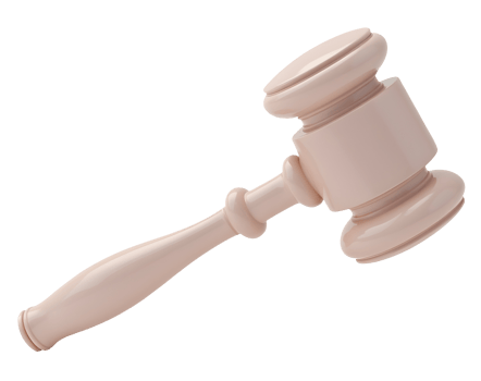 Symbolizing authority and justice, classic wooden gavel for legal decisions png