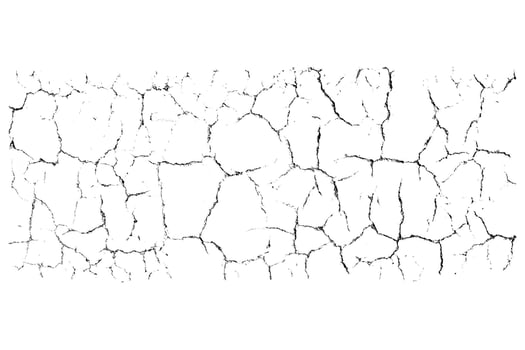 Natural overlay abstract texture. Crack ground for abstract on white background. Organic grunge one color surface. vector