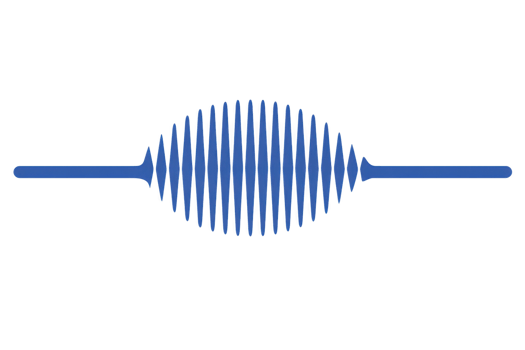 Blue abstract geometric design features central circular pattern with vertical lines extending outward, creating symmetrical and modern appearance. design is simple yet visually striking png