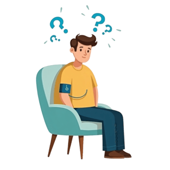 Swirly Head Man Health Clip Art png