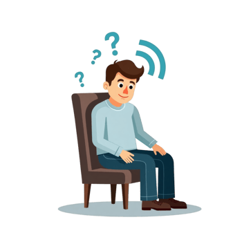 Lightheaded Man Medical Cartoon Design png