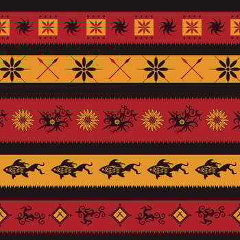 unique own custom made tribal pattern ethnic ornaments art Wallpaper background suitable for textile print vector