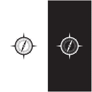 compass icon isolated on background.modern flat compass pictogram,business,marketing,internet concept.trendy simple symbol for websitedesign or button to mobile app. illustration. vector