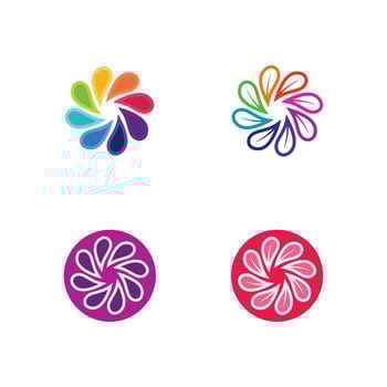 Botanical Flower Emblem Design with Natural Beauty and Organic Style vector