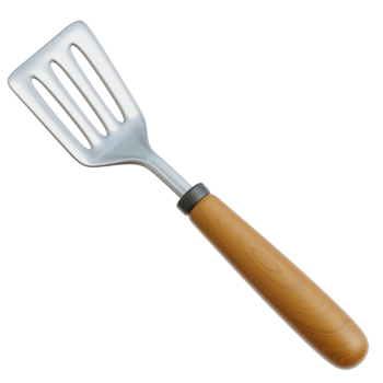 Wooden Spatula Kitchen 3d Illustration png