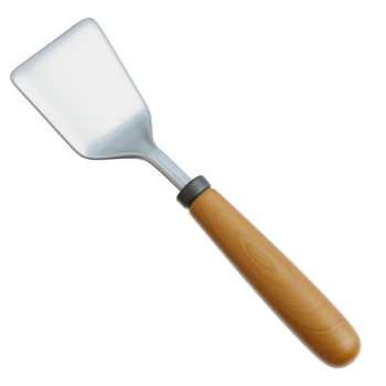 Wooden Spatula 3d Illustration png