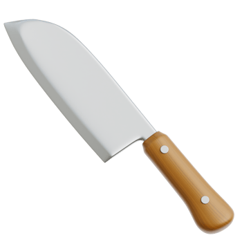 Wooden Knife 3d Illustration png
