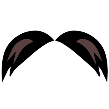 Classic Handlebar Moustache png