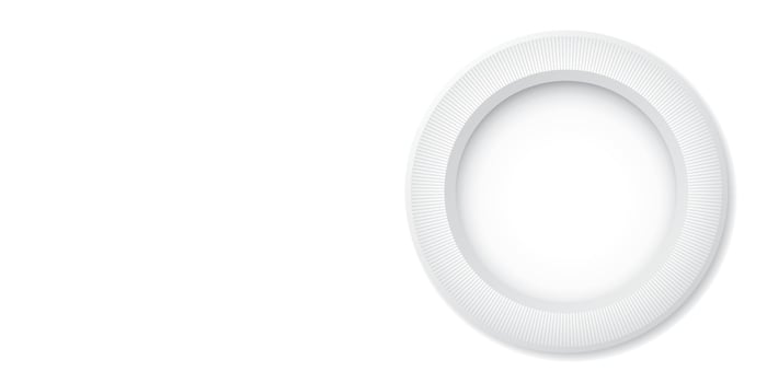 3D bulge circle frame on white background graphic illustration have blank space. vector