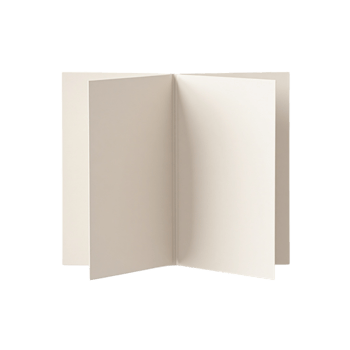 Open blank book with multiple white pages ready for content isolated on transparent background png