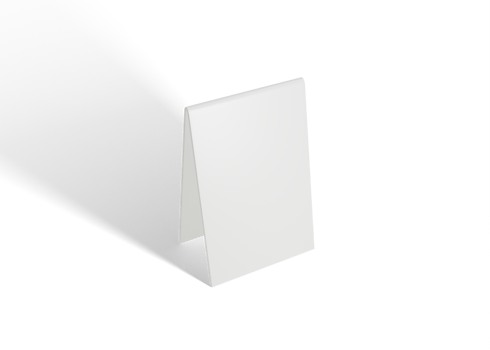 Tabletop Menu Display Stand for Food Branding and Restaurant Promotions png