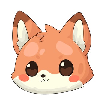 Illustration of fox vector