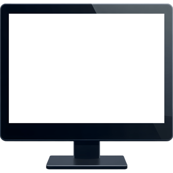 Blank Computer Monitor Screen png