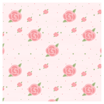 Pink roses seamless pattern cute background png