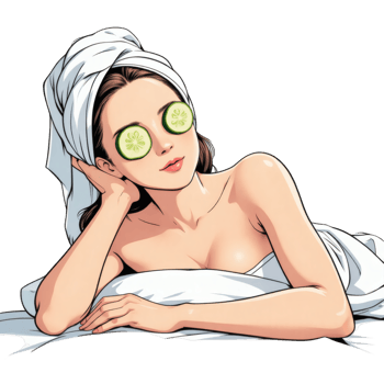 Facial Beauty Treatment Cartoon png