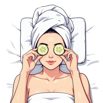Towel Head Cartoon Female on White png
