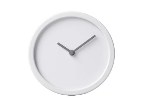 Minimalist wall clock design for modern home decor, time management png