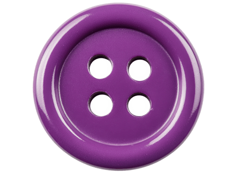 Colorful purple button for sewing and crafting projects png