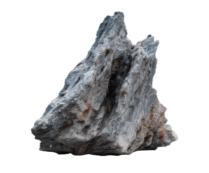 Rugged natural rock ideal for landscape design png