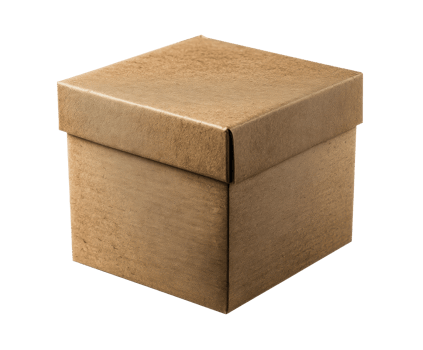 Simple brown gift box for special occasions and events png