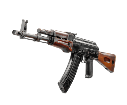 Classic assault rifle for military fans and collectors png