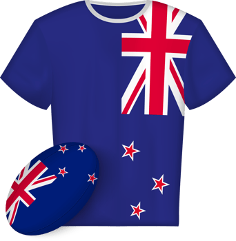 New Zealand rugby jersey with rugby ball png