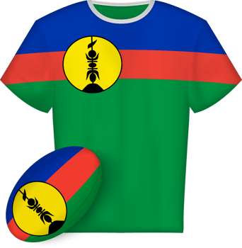 New Caledonia rugby jersey with rugby ball png