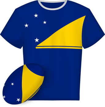Tokelau rugby jersey with rugby ball png
