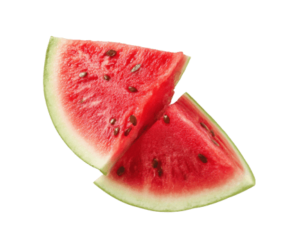 Fresh watermelon slices for summer refreshments and healthy treats png