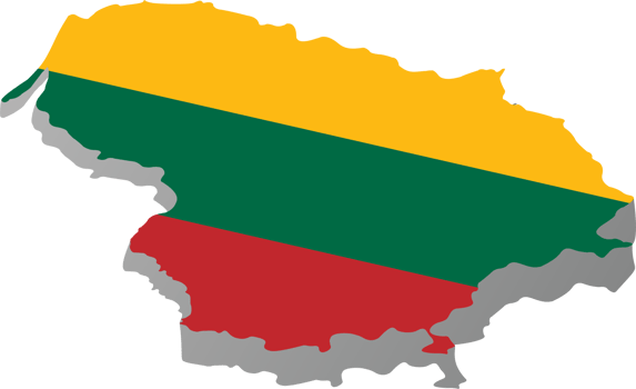 Lithuania country map png