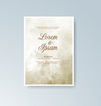 Summer romantic wedding details card color vector