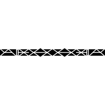 Geometric Black Line Pattern On White Background vector