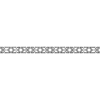 Geometric Border Line, Modern Abstract Element, Minimalist Style vector