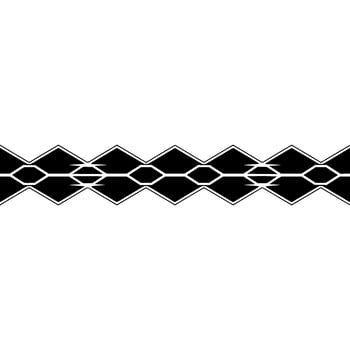Abstract Geometric Black White Repeating Pattern vector