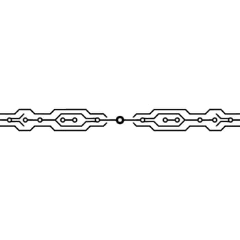 Circuit Board Connection Abstract Illustration vector