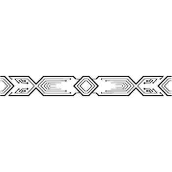 Circuit Board Pattern Minimalist Tech On White vector