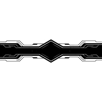 Futuristic Tech Banner Black And Grey Geometric On White Background vector