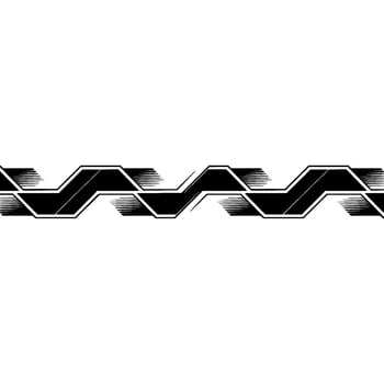 Abstract Geometric Black And White Stripe Pattern vector