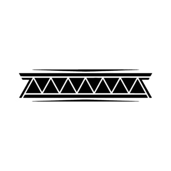 Minimalist Geometric Triangle Pattern vector