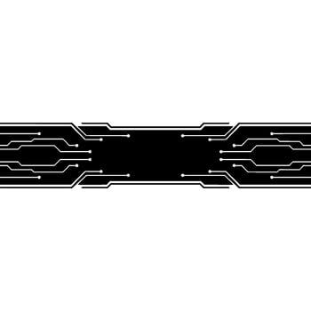 Minimalist Circuit Board Tech Background, Clean Lines, Modern Abstract vector