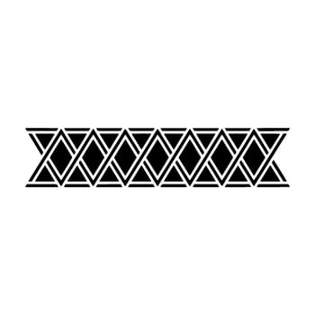 Geometric Border, Black White, Minimalist vector