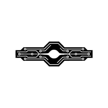 Abstract Circuit Board Technology, Data Transmission, Concept vector